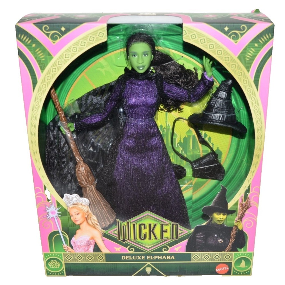 Wicked Witch of the West Deluxe Elphaba Wizard of Oz Movie Doll New